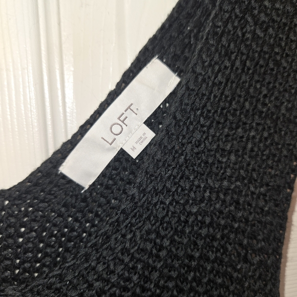 LOFT Classic Black Knit Tank Top - Picture 2 of 4